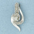 Diamond Pendant in 10k White Gold