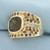 Rainbow Gemstone Statement Ring in 10k Yellow Gold