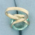 Mint Green Tourmaline Solitaire Ring in 14k Yellow Gold