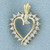 Diamond Heart Pendant in 10k Yellow Gold