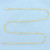 20 Inch Italian Snake Link Chain Necklace in 14k Yellow Gold