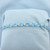 Swiss Blue Topaz and Diamond Tennis Bracelet in 14k White Gold
