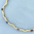 Rainbow Gemstone Wave Bracelet in 14K Yellow Gold