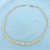 Vintage Graduated Pearl Strand Necklace in 10k White Gold