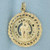 Happy Anniversary Charm or Pendant in 14k Yellow Gold