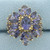 Tanzanite Statement Ring in 10k Yellow Gold