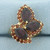 Garnet Ring in 10k Yellow Gold