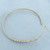 Tanzanite and Diamond Bangle Bracelet in 10k Yellow Gold
