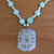 Vintage Carved Jade Bead Necklace