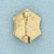 Vintage Alpha Chi Sigma Chemical Sciences Fraternity Pin in 14k Yellow Gold