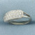 Pave Diamond Ring in 14k White Gold