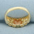 Puffy Heart Ring in 10k Yellow and Rose Gold