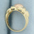 Puffy Heart Ring in 10k Yellow and Rose Gold