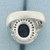 Tanzanite and Diamond Statement Ring in 10k White Gold