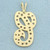 Diamond C Initial Pendant in 14k Yellow Gold