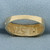 Diamond Gold Nugget Ring in 10k Yellow Gold
