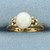 Cultured Akoya Pearl Ring in 14k Yellow Gold