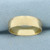 Half Dome High Polish Wedding Band Ring in 10k Yellow Gold