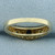 Sapphire and Diamond Heart Ring in 10k Yellow Gold