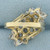 CZ Waterfall Cocktail Ring in 10k Yellow Gold
