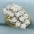 CZ Waterfall Cocktail Ring in 10k Yellow Gold