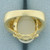 Vintage Opal and Diamond Ring in 14k Yellow Gold