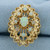 Vintage Opal Statement Ring in 14k Yellow Gold
