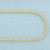 18 Inch Rope Link Chain Necklace in 14k Yellow Gold