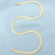 18 Inch Italian Herringbone Link Chain Necklace in 14k Yellow Gold