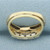 Diamond Engagement and Wedding Ring Bridal Set in 14k and 10k Yellow Gold