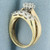 Diamond Engagement and Wedding Ring Bridal Set in 14k and 10k Yellow Gold
