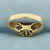 Princess Cut Diamond Halo Engagement Ring in 14k Yellow Gold