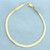 Italian Herringbone Bracelet in 14k Yellow Gold