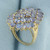 Tanzanite Statement Ring in 10K Yellow Gold
