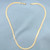 18 Inch Italian Liquid Gold Herringbone Link Chain Necklace in 14k Yellow Gold