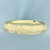 Diamond Cut Sparkle Finish Bangle Bracelet in 14k Yellow Gold