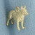 German Shepherd Charm or Pendant in 14k Yellow Gold