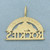 Colorado Rockies Pendant in 14k Yellow Gold