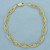 Oval Filigree Link Bracelet in 18k Yellow Gold