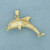Dolphin Pendant in 14k Yellow Gold