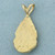 Freeform Gold Nugget Pendant in 14k Yellow Gold