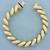 Italian San Marco Macaroni Bracelet in 14K Yellow Gold
