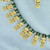 Stella Sarmiento Women Tribute Necklace and Earring Set in Gold Plated Sterling Silver