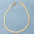 Italian Herringbone Bracelet in 14k Yellow Gold