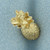 3-D Pineapple Pendant or Charm in 14k Yellow Gold