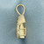 Vintage New England Patriots Football Helmet Pendant in 14k Yellow Gold