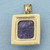 Charoite Pendant in 14k Yellow Gold