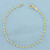 Italian Twisting Herringbone Link Bracelet in 14k Yellow Gold