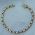 Sapphire and Diamond Bracelet in 10K Yellow Gold