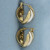 Two Tone Hoop Earrings in 14k Yellow and White Gold